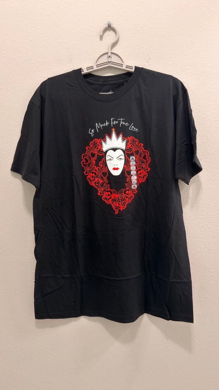 Disney Parks Snow White Evil Queen "So Much for True Love" T-Shirt Adult X-Large